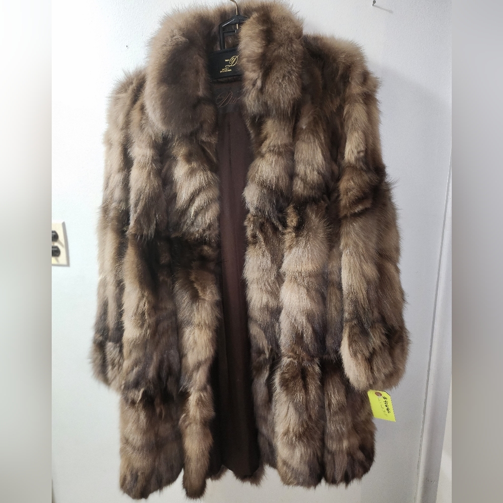 Luxury women's Sable 3/4 coat